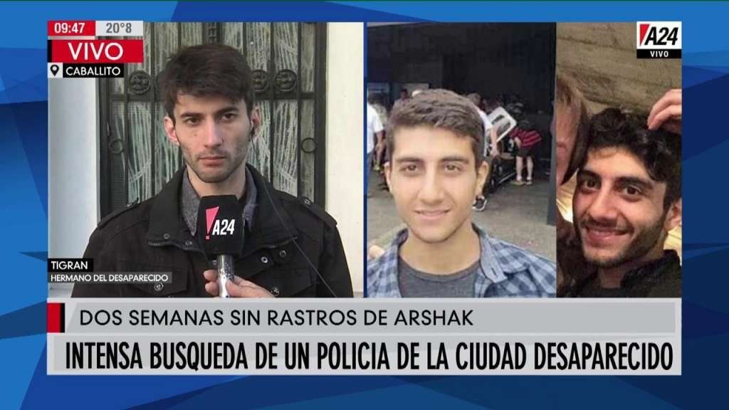 Continúa la búsqueda de Arshak Karhanyan, su familia está desesperada