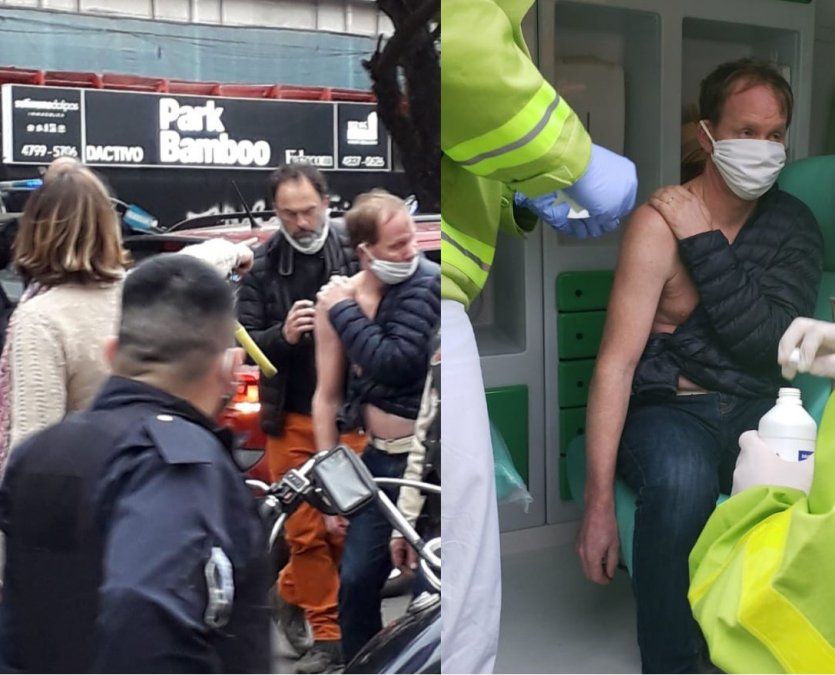 Un hombre recibió un disparo en el hombro durante las protestas por Vicentin, a pocos metros de la Quinta Presidencial