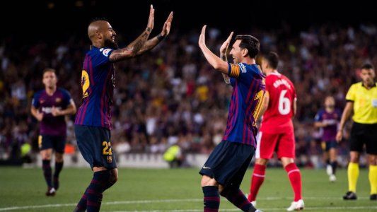 Messi marcó un gol y casi hace el golazo del año en el 2 a 2 entre Barcelona y Girona