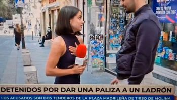 Una periodista española recibió una agresión sexual en vivo y el hombre quedó detenido