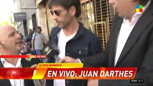 Juan Darthés enfrentó a los medios y habló sobre sus maniobras legales contra Calu Rivero