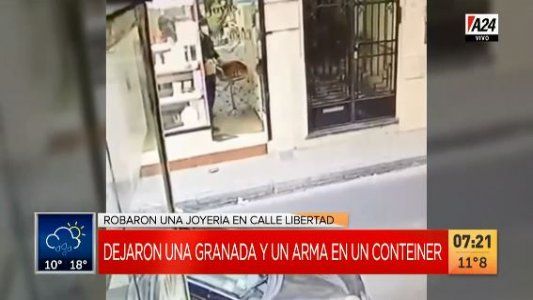 Golpe comando asaltó a una joyería en menos de un minutos