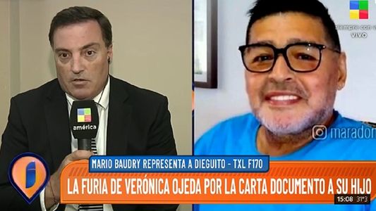 Mario Baudry tras la carta documento a Dieguito Fernando: Lo tomé como una provocación innecesaria para Verónica