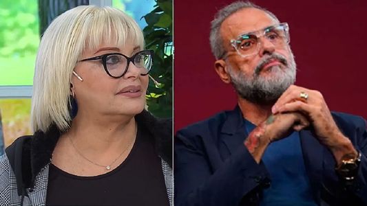 La irónica respuesta de Carmen Barbieri a Jorge Rial con besito a cámara incluido