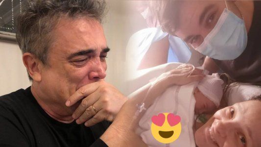 Las lágrimas y la emoción de Nito Artaza al enterarse que su hija dio a luz en Francia