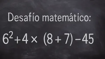 Desafío matemático: una cuenta que parece fácil, pero pocos logran resolver