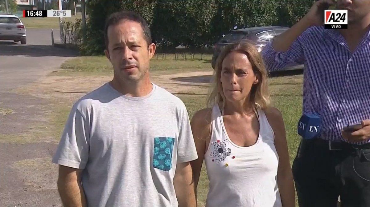 Tras ser liberado, hablaron los padres de Guarino: Él estaba alejado, nunca se metió