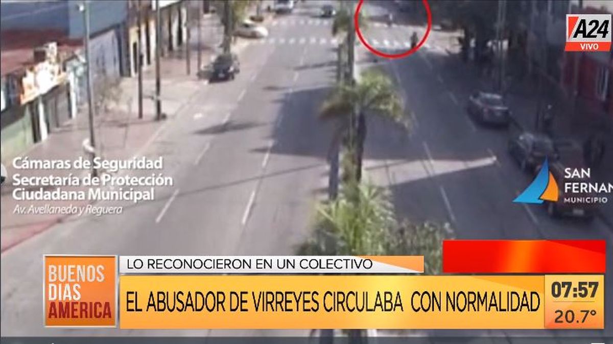 Virreyes: así cayó el ladrón y abusador de la panadera hipoacúsica. (Captura de Tv)
