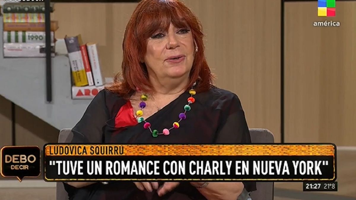 Ludovica Squirru recordó su efímero romance con Charly García
