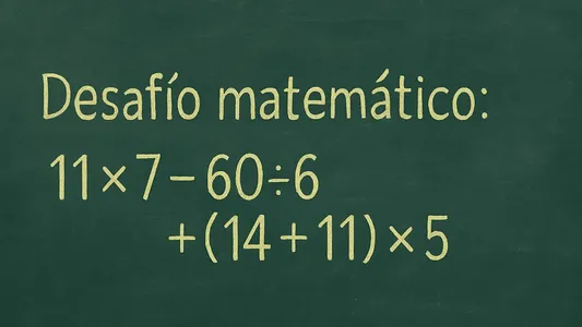 Desafío Matemático: este reto para resolver sin saltear pasos