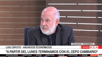 exclusivo en a24: el economista luis secco evaluo el impacto del levantamiento del cepo exclusivo en a24: el economista luis secco evaluo el impacto del levantamiento del cepo