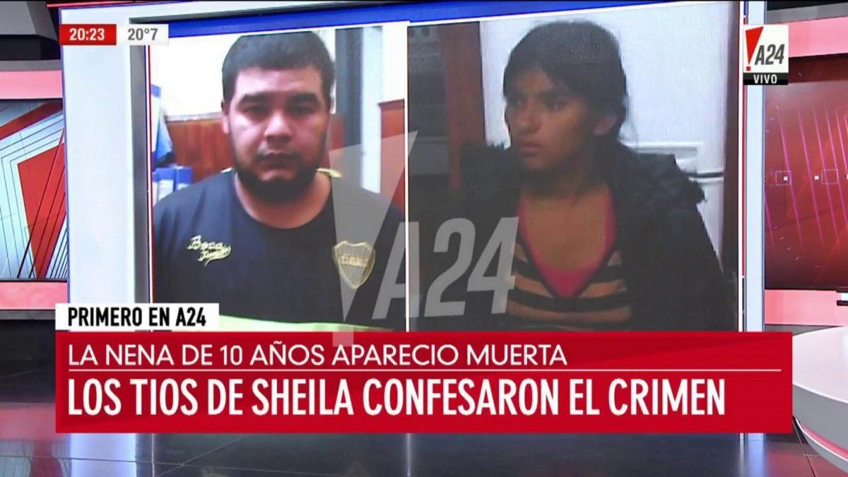 Encontraron el cuerpo de Sheila en una bolsa: los tíos confesaron el crimen