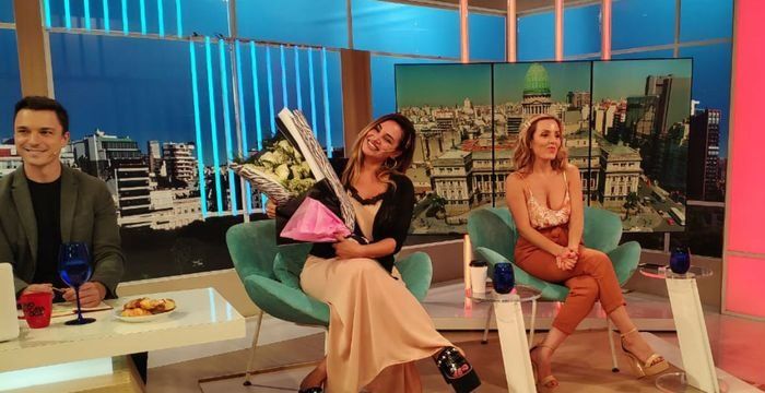 La romántica sorpresa a Belén Francese en pleno aire: Te amo para toda la vida