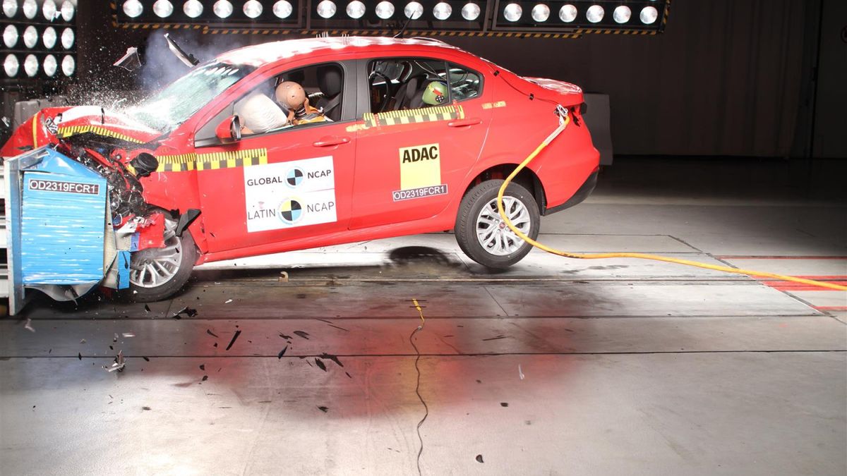 Fiat Argo y Cronos con cero estrellas Latin NCAP