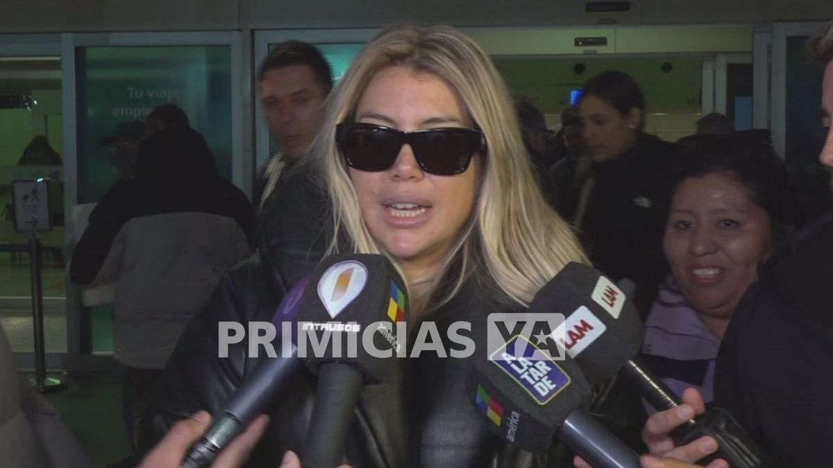 Las fotos del regreso de Wanda Nara a la Argentina tras su viaje a México y sus picantes declaraciones