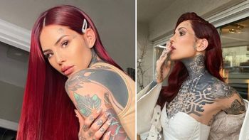 La foto de Cande Tinelli al borde de la censura: Mi piel te cuenta historias