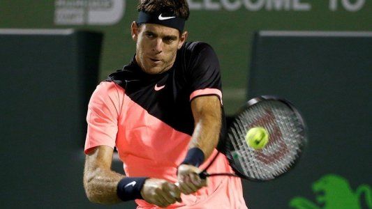 Del Potro ganó y pasó a las semifinales del Miami Open