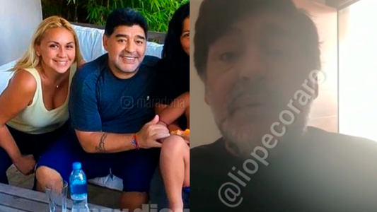 El video íntimo de Maradona y Verónica Ojeda