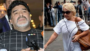 Ahora Claudia Villafañe pidió un bozal legal para Diego Maradona