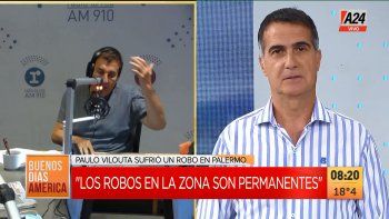 El periodista fue víctima de un robo en Palermo