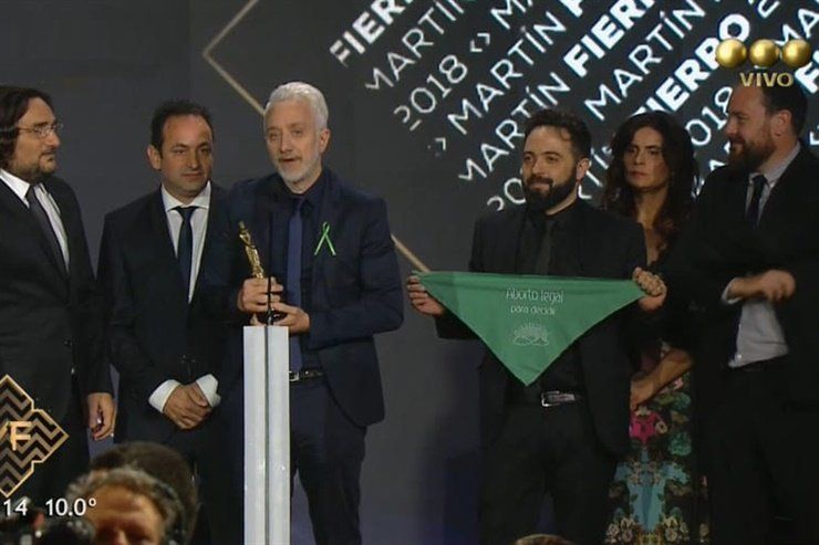 Martín Fierro 2018: Hombres a favor de la legalización del aborto