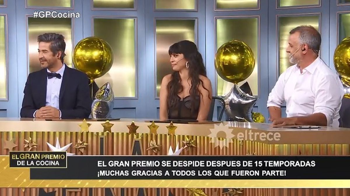 El jurado de El gran premio de la cocina, compuesto por Mauricio Asta, Felicitas Pizarro Christian Petersen, también se despidió de la pantalla de El Trece junto a Carina Zampini. 