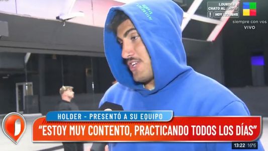 Tomás Holder mostró cómo se prepara para el Bailando 2023 y lo fulminaron