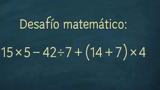 Desafío matemático: muchos cometen un error frecuente y no llegan al resultado correcto