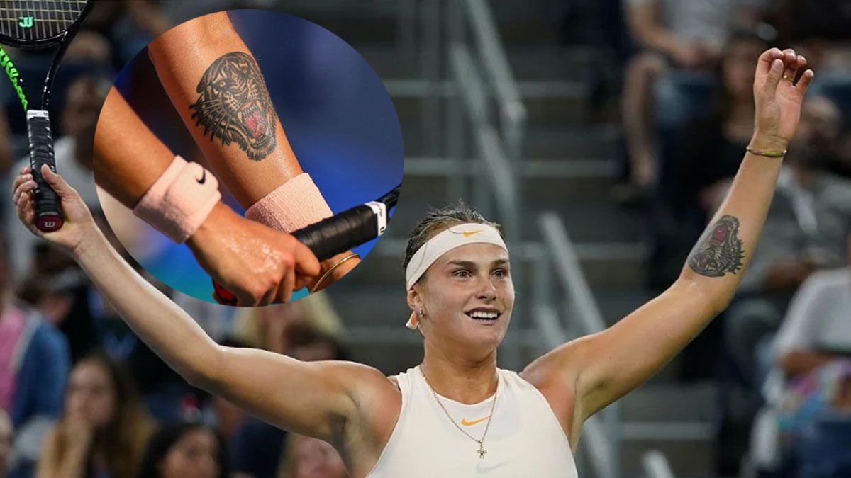 Aryna lleva tatuado un tigre en su brazo izquierdo. Símbolo de la tenacidad, el valor y la fortaleza (Foto: cuenta de Instagram de Aryna).