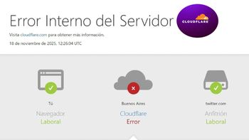 Apagón digital mundial: millones sin acceso a X y ChatGPT por un colapso en Cloudflare