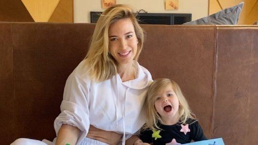 Emotivo mensaje de Jésica Cirio y Chloé a Martín Insaurralde por el día del padre