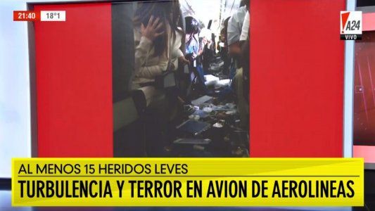 Turbulencia de terror: un avión de Aerolíneas Argentinas se sacudió con violencia y dejó varios heridos