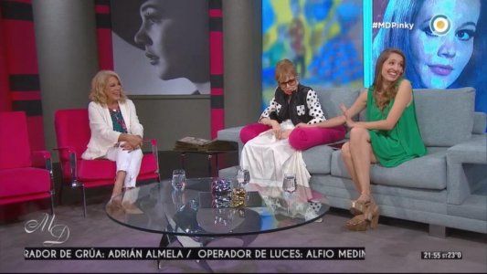 Salió al aire el polémico programa de Pinky: silencio de la conductora y abrupto final editado