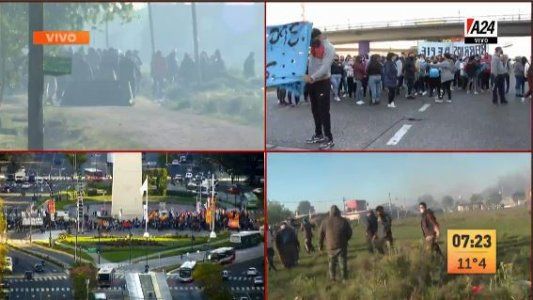 Desalojo en Guernica: las protestas de movimientos sociales en varios puntos en el AMBA