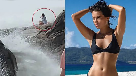 El trágico momento en que una actriz que estaba meditando murió arrastrada por una ola