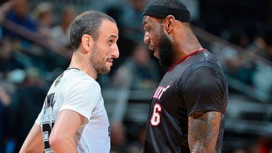 Pavada de mensajes: qué dijeron LeBron James y Stephen Curry del retiro de Manu