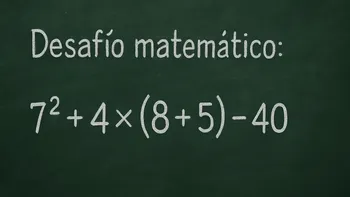 Desafío matemático: ¿cuánto tiempo te lleva resolverlo?