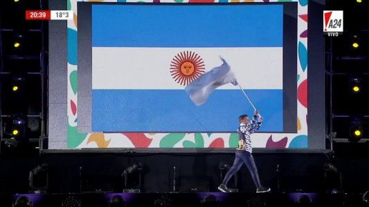 Dante Cittadini, el abanderado de la delegación Argentina en Buenos Aires 2018