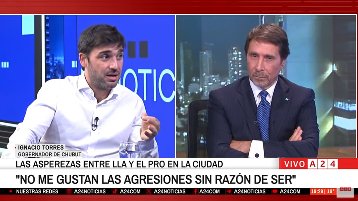 Ignacio Torres acusó a La Libertad Avanza de actuar con ingratitud y con oportunismo electoral frente al PRO