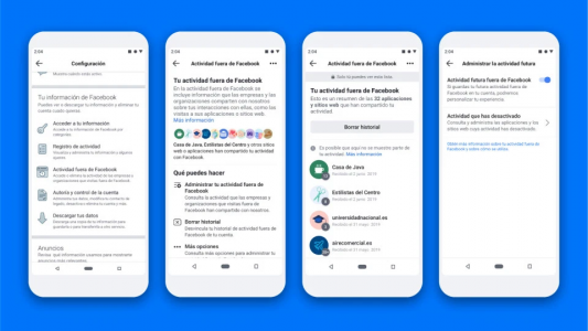 Facebook ahora nos deja ver qué sitios y aplicaciones comparten nuestra actividad