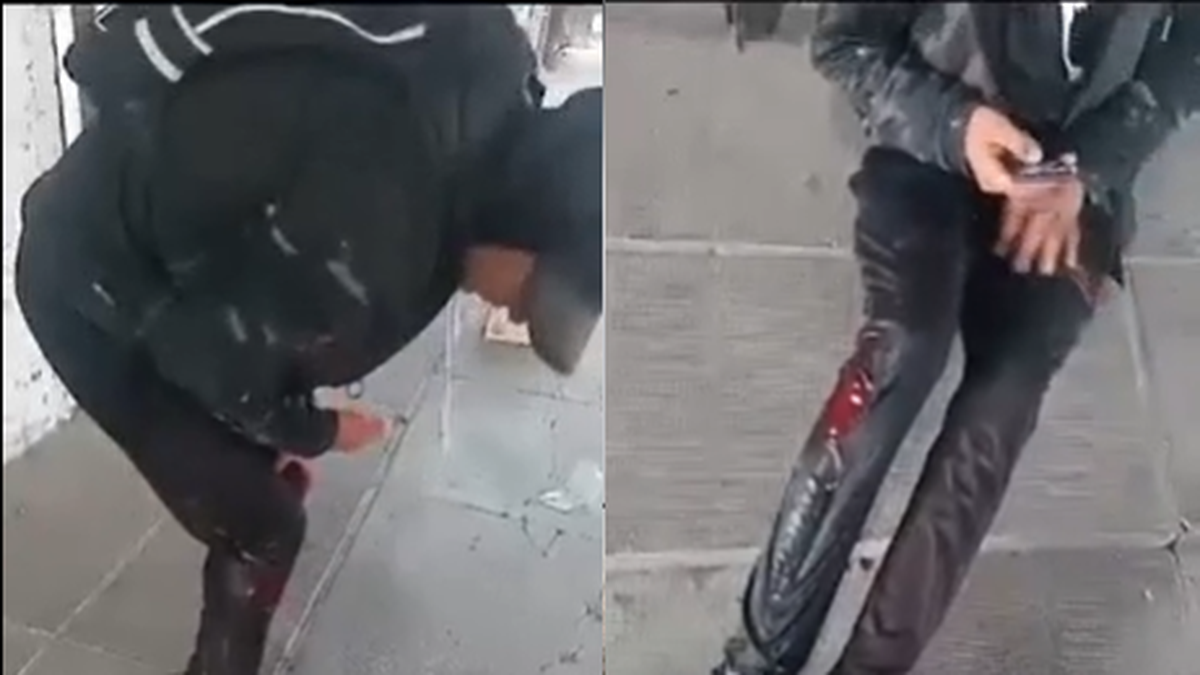 Un adolescente de 16 años fue baleado por ladrones cuando esperaba el colectivo en Merlo (Foto: Captura de pantalla)