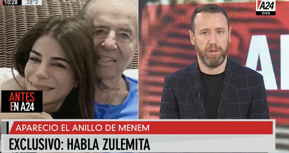 La emoción de Zulemita Menem tras el hallazgo del anillo de su padre: Estoy muy feliz