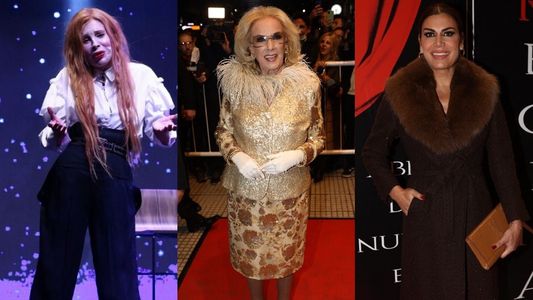 Mirtha Legrand, Flor de la V y Nacha Guevara, presentes en la reinauguración del Teatro Regina