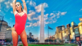 Mariana Diarco se encadenó al Obelisco para entrar al Bailando: Me estoy jugando mi última carta