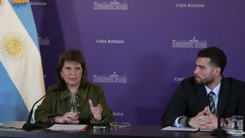 Patricia Bullrich, ministra de Seeguridad de Javier Milei, anunció la expulsión de un ciudadano venezolano acusado por EE.UU.de ser un agente de Nicolás Maduro.