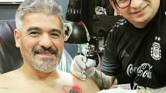 Burrito Ortega se hizo un nuevo tatuaje de River con un detalle que llamó la atención