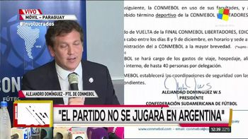 Conmebol: la final se juega el 8 o 9 de diciembre en el exterior