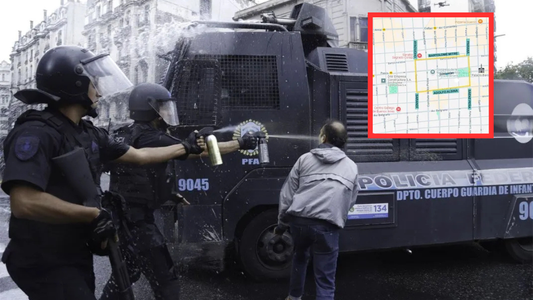 Marcha de jubilados, barras y piqueteros: qué calles estarán cortadas en las cercanías del Congreso