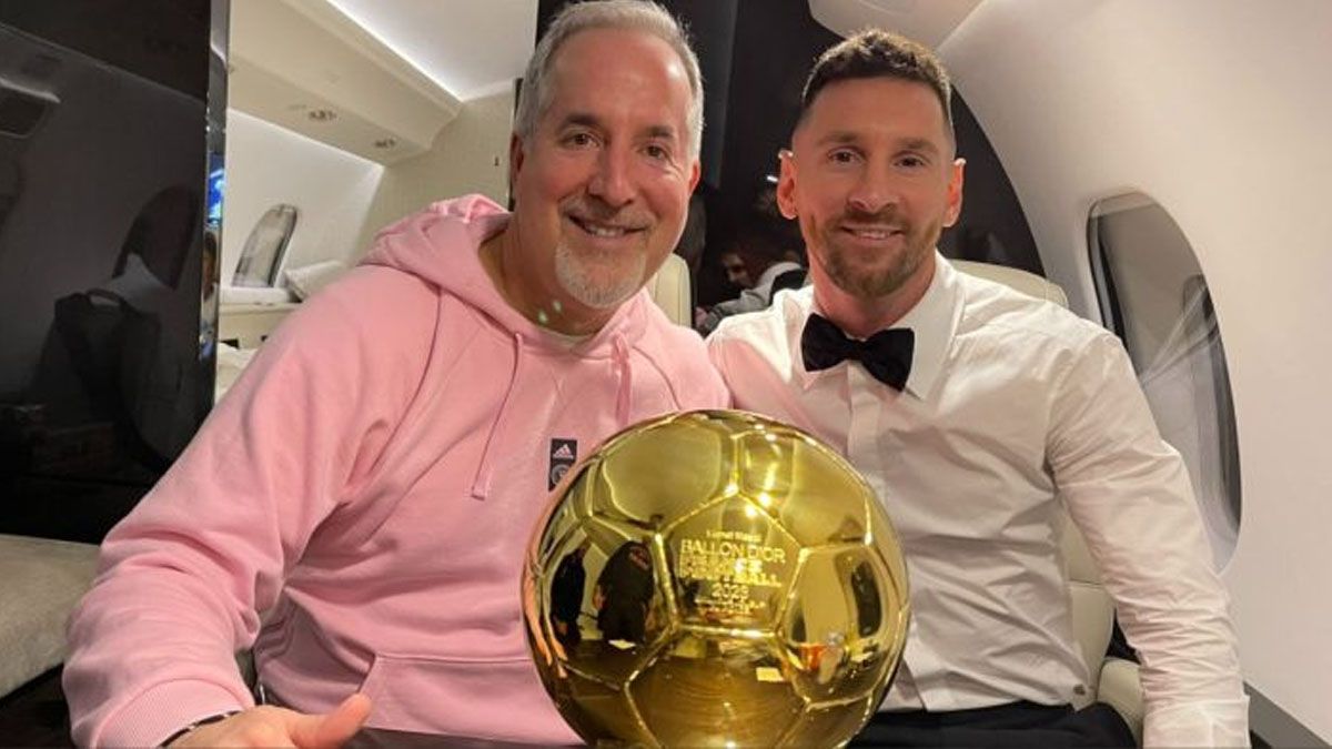 Jorge Más y Lionel Messi