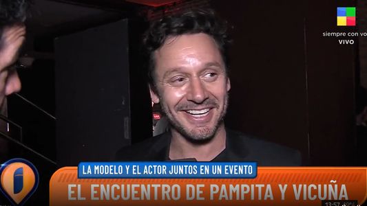 Benjamín Vicuña habló sobre su encuentro con Pampita y su profundo vínculo
